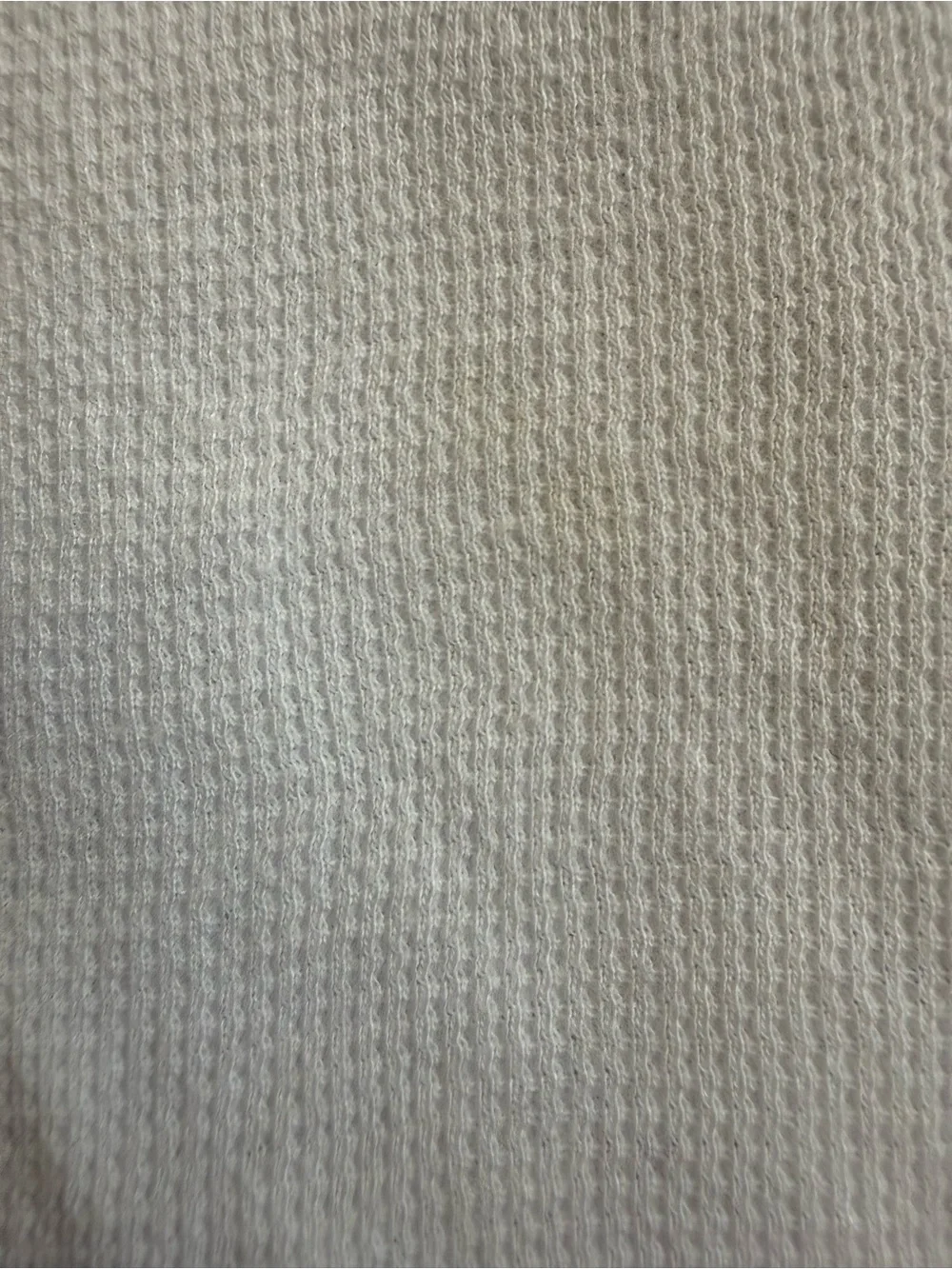 The Children's Place Long-Sleeve Waffle Thermal Tops in White and Gray